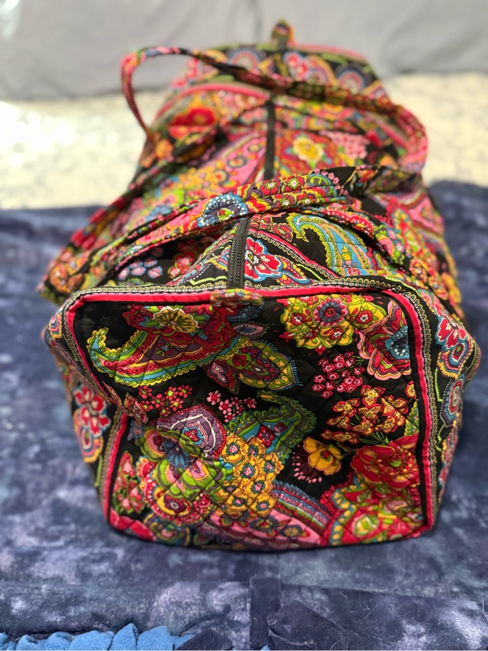 Vera Bradley Quilted Paisley Tote Bag in Multicolor - Picture 4 of 4